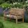 deVries Gartenbank Parkbank 165cm Teakholz Bank