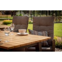 deVries Gartentisch Vermont, Tisch Teak/Aluminium 180 x...