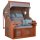 deVries Strandkorb PURE® Seaside XL PE griseum Des. 488 + Schutzhaube Premium