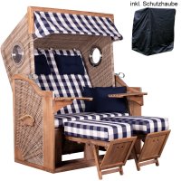 deVries Strandkorb TRENDY PURE Greenline 135XL PE ant....