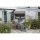 deVries Strandkorb TRENDY PURE Greenline 175XL PE ant. wh. Des. 753 + Schutzhaube Premium