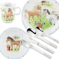 Kinderset Mein Pony 7tlg mit Gravur (zB Namen)...