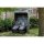 deVries Strandkorb mit Gravur zB Wunschtext (Namen), personalisiertes Edelstahlschild, PURE® Standard PE grey Des. 478
