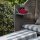 deVries Strandkorb mit Gravur zB Wunschtext (Namen), personalisiertes Edelstahlschild, PURE® Standard PE grey Des. 478