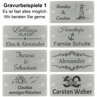 deVries Strandkorb mit Gravur zB Anker, personalisiertes...