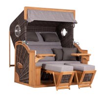 deVries Strandkorb mit Gravur zB Wunschtext (Namen),...