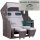 deVries Strandkorb mit Gravur zB Hochzeit Ringe, personalisiertes Edelstahlschild, PURE® Wave XL PE grey Des. 484