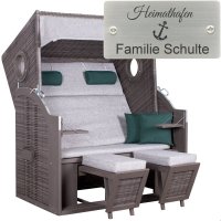 deVries Strandkorb mit Gravur zB Anker, personalisiertes...