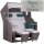 deVries Strandkorb mit Gravur zB Wunschtext (Namen/Spruch), personalisiertes Edelstahlschild, PURE® Wave XL PE grey Des. 484