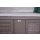 deVries Strandkorb mit Gravur zB Wunschtext (Namen/Spruch), personalisiertes Edelstahlschild, PURE® Wave XL PE grey Des. 484