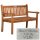 Bank mit Gravur zB Blumenwiese, Gartenbank Florence 130cm, Edelstahlschild personalisiert