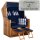 deVries Strandkorb mit Gravur zB Anker, personalisiertes Edelstahlschild, Trend 10 PE nature Des. 744