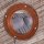 deVries Strandkorb mit Gravur zB Ringe, personalisiertes Edelstahlschild, PURE® Wave XL PE seashell Des. 402