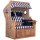 deVries Strandkorb mit Gravur zB Wunschtext, personalisiertes Edelstahlschild, TRENDY PURE Greenline 135XL PE ant. wh. Des. 743