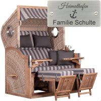 deVries Strandkorb mit Gravur zB Anker, personalisiertes...