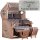 deVries Strandkorb mit Gravur zB Anker, personalisiertes Edelstahlschild, TRENDY PURE Greenline 175XL PE ant. wh. Des. 755