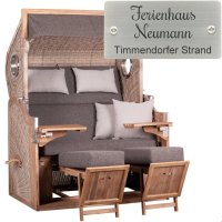 deVries Strandkorb mit Gravur zB Wunschtext,...
