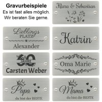 Gartenliege Woodie mit Gravur zB Lieblingsplatz,...