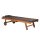 Gartenliege Woodie mit Gravur zB Lieblingsplatz, personalisiertes Edelstahlschild, Lounger inkl. Kissenauflage uni grey