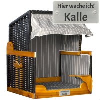 deVries Hundestrandkorb mit Gravur zB Wunschtext,...