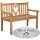 Hochzeitsbank mit Gravur zB. Ringe (Namen), Gartenbank Herz 120cm, Teakholz Bank Edelstahlschild personalisiert