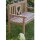 Hochzeitsbank mit Gravur zB. Herzen (Namen, Datum), Gartenbank Herz 120cm, Teakholz Bank Edelstahlschild personalisiert