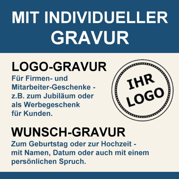 Hochzeitsbank mit Gravur zB. Ranken (Namen/Datum), Gartenbank Kleeblatt 120cm, Teakholz Bank Edelstahl-Schild personalisiert