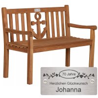 Geschenk-Idee zum Geburtstag mit Gravur zB. Schild Ranken...