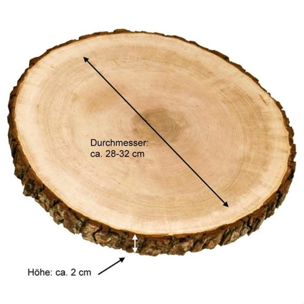 Sterngraf Baumscheibe 30cm mit Gravur (Namen) personalisierte Holz-Scheibe Stammbaum Lebensbaum Motiv D1