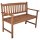 Silber Hochzeit Bank mit Gravur zB. Ringe (Namen/Datum) Gartenbank Basic 110cm Akazie geölt, Edelstahlschild personalisiert, Geschenk zum 25. Hochzeitstag