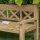 Hochzeitsbank mit Gravur-Schild zB. Lieblingsplatz (Namen) Teakholz Gartenbank Rustique 160 cm, Edelstahlschild personalisiert, Geschenk zur Hochzeit/Vermählung