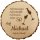 Sterngraf Baumscheibe 30cm mit Gravur (Namen Jahreszahl) personalisierte Holz-Scheibe Geschenk runder Geburtstag Jubiläum Glückwünsche  Jahrestag Deko  Präsentkörbe MotivG3