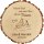 Sterngraf Baumscheibe 18cm mit Gravur (Namen und Datum) personalisierte Holz-Scheibe Segel-Boot Geschenke  Paare zur Hochzeit Jubiläum MotivH3