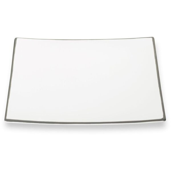 Gmundner Grauer Rand, Dessertteller (20x20cm)