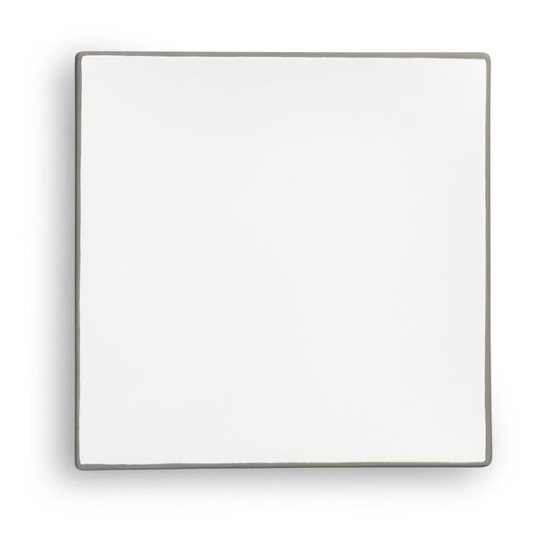 Gmundner Grauer Rand, Dessertteller (20x20cm)