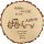 Sterngraf Baumscheibe 18cm mit Gravur (Namen) personalisierte Holz-Scheibe Geburtsteller Taufgeschenke Geschenke zur Geburt Taufe MotivGE4