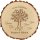 Sterngraf Baumscheibe 23cm mit Gravur (Namen) personalisiert Stammbaum Lebensbaum Holz Deko-Schild Enkelkinder Geschenk-Idee  Oma & Opa Motiv D2