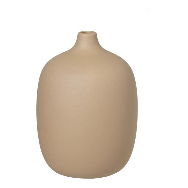 blomus Ceola Vase H 18,5 cm, Ø 13,5 cm, terakotta/nomad