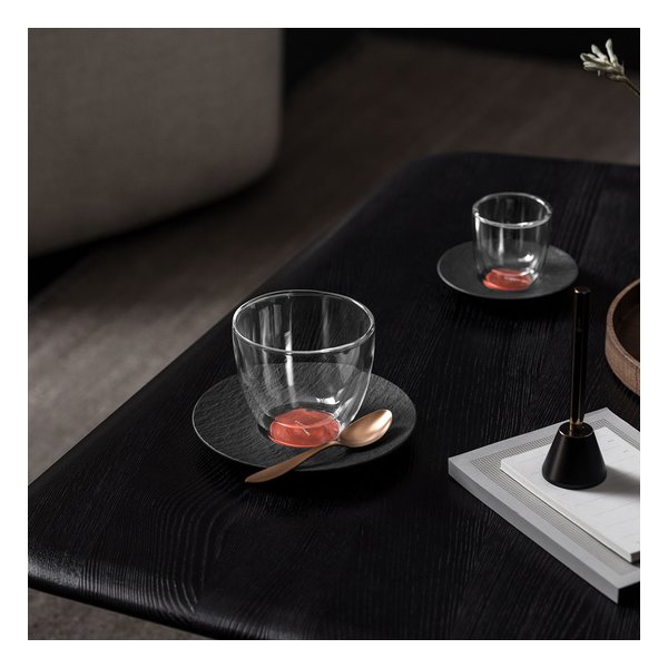 Villeroy & Boch Manufacture Rock Glow Kaffeeuntertasse kupfer,schwarz