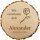 Sterngraf Baumscheibe 23cm mit Gravur (Namen Datum) personalisierte Holz-Gedenkplatte Grabschmuck Trauer Gedenktafel Andenken an Verstorbene Grab-Dekoration Rose MotivTR7