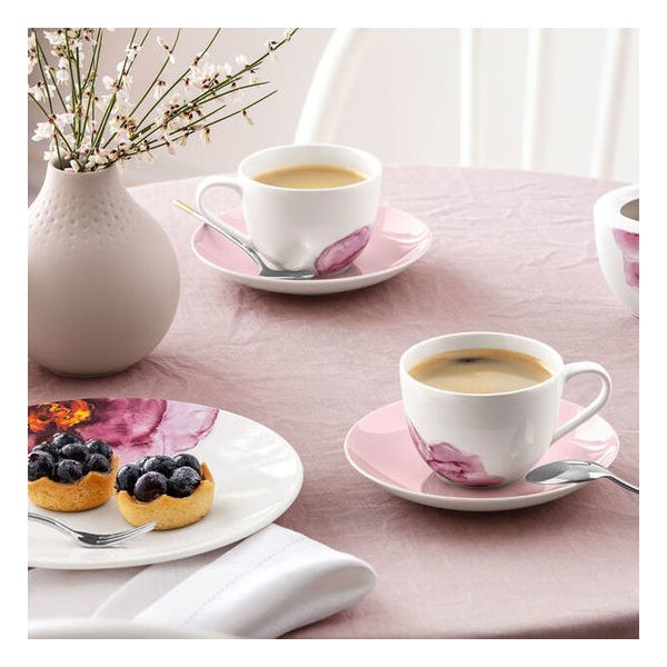 Villeroy & Boch Rose Garden Kaffeetasse 160 ml weiß