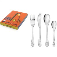 Zilverstad Kinderbesteck miffy Zoo 4tlg mit Gravur (zB...
