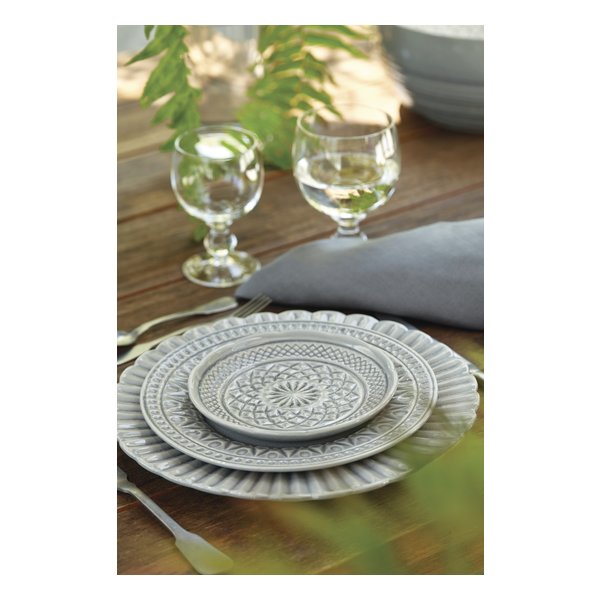 Costa Nova CRISTAL Salatteller 22 cm grau