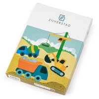 Zilverstad Kinderbesteck Baufahrzeuge 4tlg Baustelle Bagger