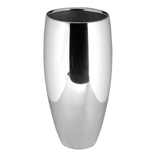 Fink Living Vase Africa - silber - H. 40cm x B. 21cm x D. 21cm