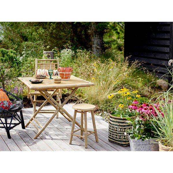 Bloomingville Solange Gefäß mit Deckel, Natur, Steingut D11,5xH8 cm