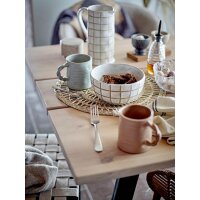 Bloomingville Eglantine Schale, Natur, Steingut D17xH9 cm