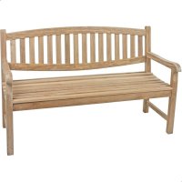 Bank Lombok 3-Sitzer Holz-Bank 150cm Teak