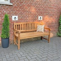 Bank Lombok 3-Sitzer Holz-Bank 150cm Teak