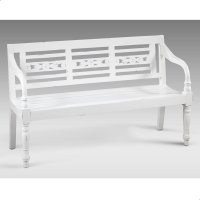 Bank Moyo 3-Sitzer Holz-Bank 150cm Mahagoni Gartenbank...